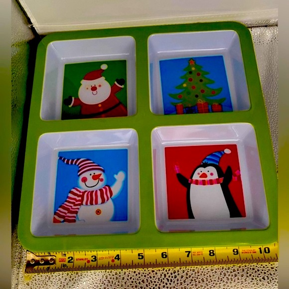 Festive Holiday “Snack Tray” - 10” x 10” - Picture 2 of 9